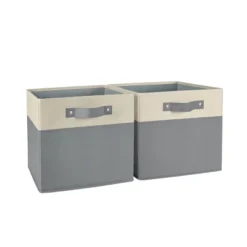 2pc Kids' 10.5" Two-Toned Folding Storage Bin Set - RiverRidge Home 28 2pc Kids' 10.5" Two-Toned Folding Storage Bin Set - RiverRidge Home -Decor Haven Shop GUEST d0623022 fa1f 4111 a588 a87bdda80225
