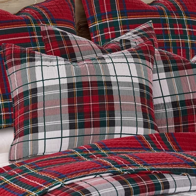 Spencer Plaid King Sham 2pk - Levtex Home 3 Spencer Plaid King Sham 2pk - Levtex Home