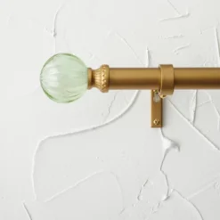 Faux Jade Ball Curtain Rod Brass - Opalhouse™ Designed With Jungalow™ -Decor Haven Shop GUEST d7507ef0 fa5a 4b13 920f 0c72746f2e61
