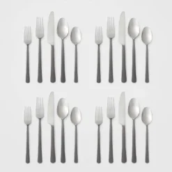 20pc Hubbardston Flatware Set Black - Threshold™ 7 20pc Hubbardston Flatware Set Black - Threshold™ -Decor Haven Shop GUEST dc38d691 3449 481a bf3c c841a47ed14b