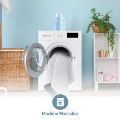 World Rug Gallery Contemporary Distressed Stripe Machine Washable Area Rug -Decor Haven Shop GUEST df5271ca 0824 4b0e 963f ae6363149e4f