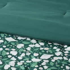 Floral Printed Microfiber Reversible Comforter & Sheets Set Dark Green - Room Essentials™ 11 Floral Printed Microfiber Reversible Comforter & Sheets Set Dark Green - Room Essentials™ -Decor Haven Shop GUEST df79204e d53f 4796 9fc1 6fecf011d658