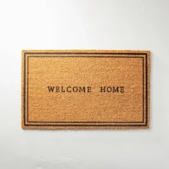 Welcome Home Coir Doormat Tan/Black - Hearth & Hand™ With Magnolia -Decor Haven Shop GUEST e0df802f 5d22 49c4 8569 c660416bbdb1