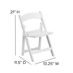 Flash Furniture 10 Pack Kids White Resin Folding Event Party Chair With Vinyl Padded Seat -Decor Haven Shop GUEST e3dd344f f13d 4d40 a515 6f912b8a5a07