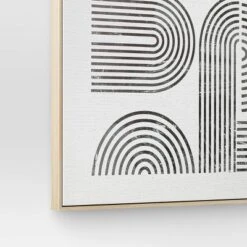 45" X 55" Line Art I Framed Kraft Wall Canvas - Threshold™ -Decor Haven Shop GUEST e4499747 11ac 48ec bdf9 19d39f85fafe