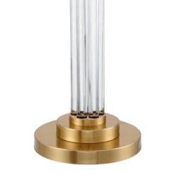 Possini Euro Design Cadence Modern Floor Lamp Standing 62" Tall Crystal Glass Column Satin Brass Linen Drum Shade For Living Room Bedroom Office House 14 Possini Euro Design Cadence Modern Floor Lamp Standing 62" Tall Crystal Glass Column Satin Brass Linen Drum Shade For Living Room Bedroom Office House -Decor Haven Shop GUEST e576c843 92ff 47da 8801 a1d6d6f1dbe0