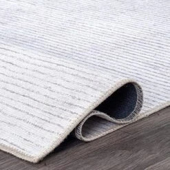 World Rug Gallery Contemporary Distressed Stripe Machine Washable Area Rug -Decor Haven Shop GUEST e627031b 19a8 4463 a629 804ff3e15554