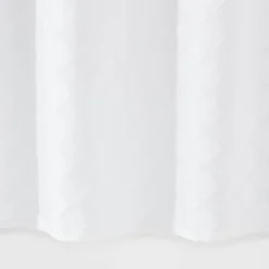 Dyed Clipped Diamond Shower Curtain White - Threshold™ -Decor Haven Shop GUEST e9083fa3 4dae 4049 a274 c3e218597b3c