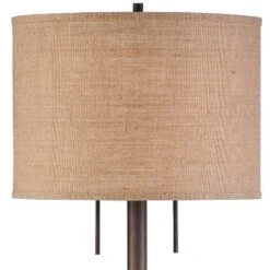 Possini Euro Design Garth Modern Floor Lamp Standing 63 1/2" Tall Oil Rubbed Bronze Burlap Fabric Drum Shade For Living Room Bedroom Office House Home 11 Possini Euro Design Garth Modern Floor Lamp Standing 63 1/2" Tall Oil Rubbed Bronze Burlap Fabric Drum Shade For Living Room Bedroom Office House Home -Decor Haven Shop GUEST eb1d5f9f 3c53 4a30 8ea3 da94abf22b1f