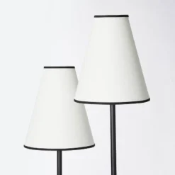 2-Head Floor Lamp With Trimmed Shade Black (Includes LED Light Bulb) - Threshold™ Designed With Studio McGee -Decor Haven Shop GUEST f035995d f7b3 4db1 a0dd 1617e77b28a8