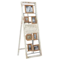Wood 6 Slot Wall Photo Frame With Floor Stand Brown - Olivia & May -Decor Haven Shop GUEST f634fa3f 96be 44c8 a20c bcc2e7134bd0