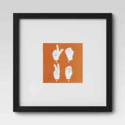 Set Of 9 Gallery Frame Set 10" X 10" Matted To 5" X 5" Black - Room Essentials™ -Decor Haven Shop GUEST f789d878 5fd4 4ad1 974a e96f082d197a