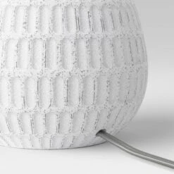 Ceramic Textured Table Lamp Base White - Threshold™ -Decor Haven Shop GUEST fc9f4ede e288 4863 a616 ae078ed887a0