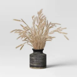 Grass Arrangement In Ceramic Pot Black - Threshold™ -Decor Haven Shop GUEST feadbbf9 25c2 45e5 ba31 61ab6f1faca8